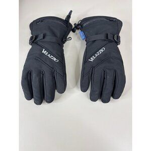Velazzio Men Medium (fit M/L) Insulated Fan-Tex Insert Gloves w/Pocket Black EUC